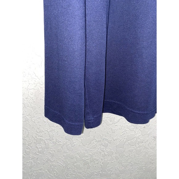 Tasso Elba Men's Sweater Size M Blue Supima Cotton 1/4 Zip Button Mock Neck - Picture 6 of 9